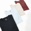 Hollister 5 Pack Icon Logo T-shirt In White/black/tan/blue/burgundy For Men Multi