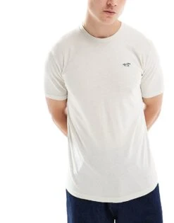 Hollister 3 Pack Icon Logo T-shirt In Green/grey/cream Marl For Men Light Blue