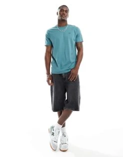 Hollister Icon Logo T-shirt In Light Blue For Men Lead