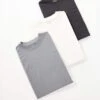Hollister 3 Pack Boxy T-shirt In White, Grey And Black For Men Multi