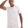 Hollister Icon Logo T-shirt In Lilac Grey For Men