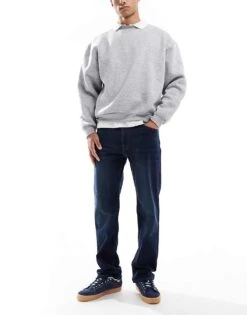 Hollister Straight Leg Jean In Blue Wash For Men