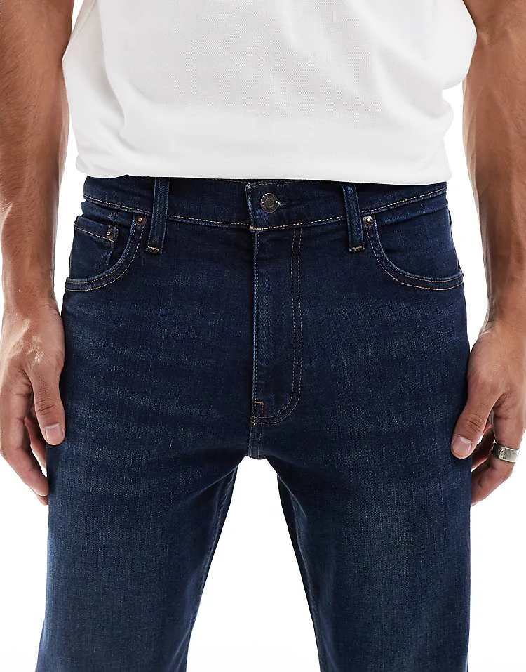 Hollister Straight Leg Jean In Blue Wash For Men - Image 5