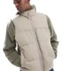 Hollister Padded Gillet Jacket In Grey For Men