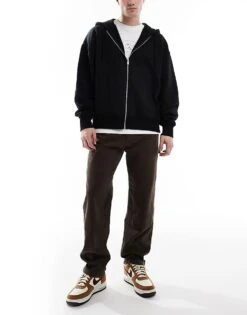 Hollister Baggy Panel Detail Jean In Brown For Men