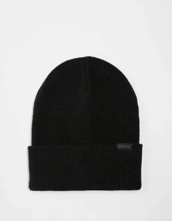 Hollister Knitted Beanie In Black For Unisex