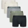Hollister 5 Pack Neutral Basic Classic Trunks In Multi For Men