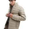Hollister Lightweight Padded Jacket In Vintage Khaki For Men