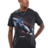 Hollister Mclaren Motif Detail T-shirt In Black For Men