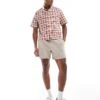 Hollister 8"" Loose Fleece Short In Beige For Men