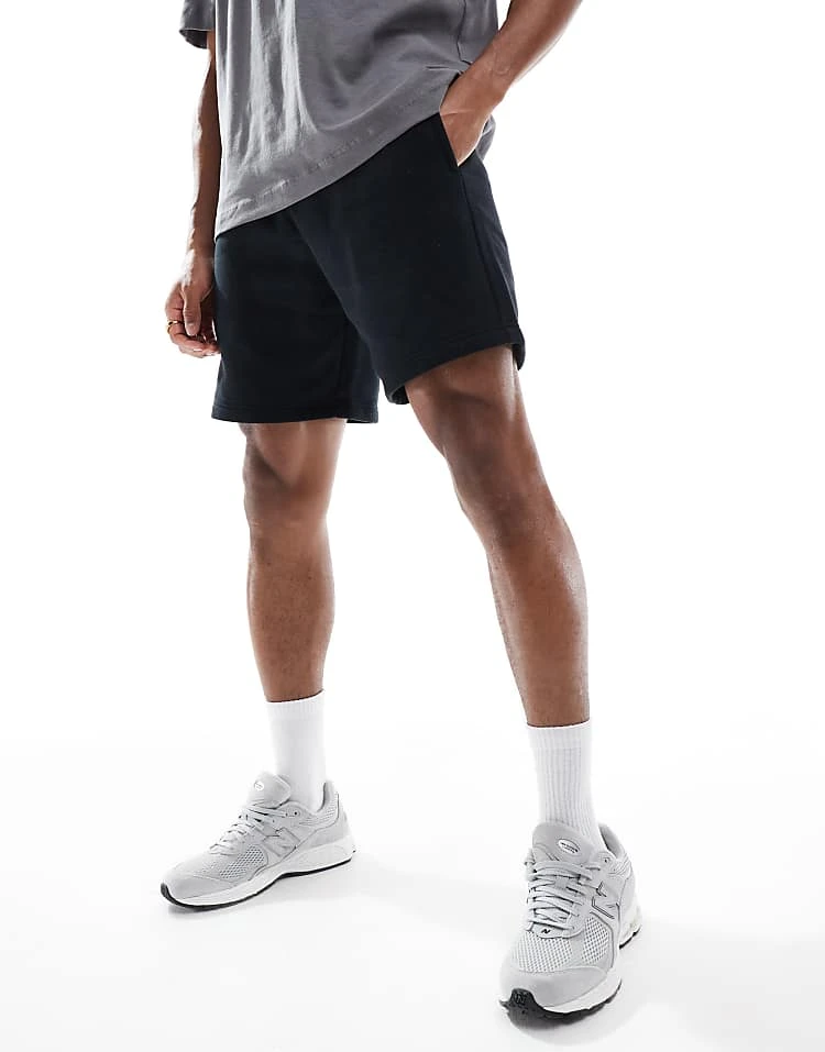 Hollister 8"" Icon Fleece Short In Black For Men - Image 2