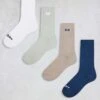 Hollister 4 Pack Logo Detail Socks In Multi For Men