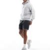 Hollister 8"" Icon Fleece Short In Charcoal For Men