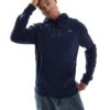 Hollister Relaxed Icon Hoodie In Navy For Men