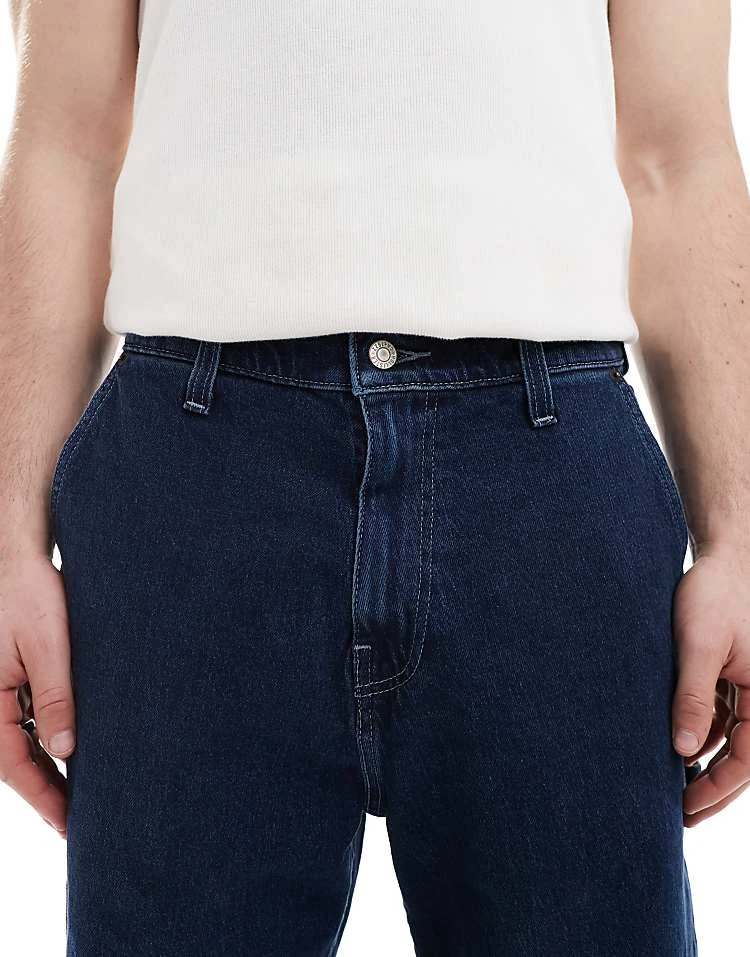 Hollister Baggy Carpenter Jean In Dark Denim For Men Dark Wash - Image 5