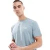 Hollister Micro Logo Relaxed Cooling T-shirt In Grey For Men